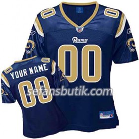 Los Angeles Rams Tröjor Custom Navy - Dame